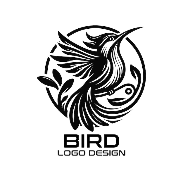 Diseño del logotipo de Bird Vector