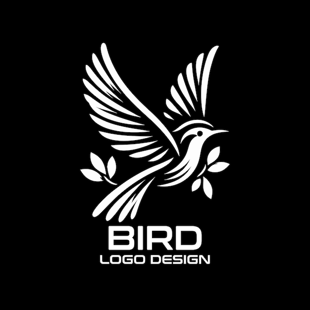 Diseño del logotipo de Bird Vector