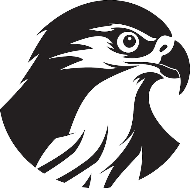 Diseño de logotipo Black Falcon A Vector para una marca audaz y segura Black Falcon A Vector Log