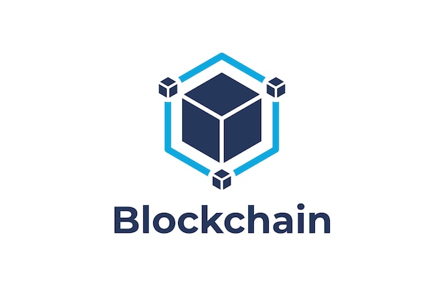 Diseño de logotipo de blockchain