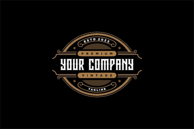 DISEÑO DE LOGOTIPO DE BODA REAL VINTAGE REAL