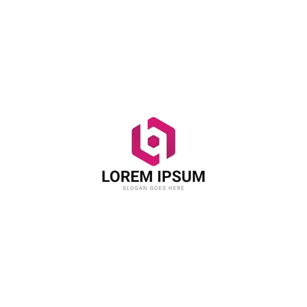 Diseño del logotipo de BQ Diseño inicial de la plantilla del logotipo del vector de letras