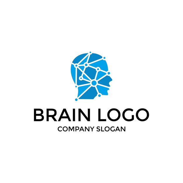 Diseño de logotipo Brain Connect Premium