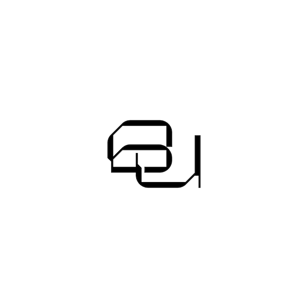 El diseño del logotipo de BU monograma letra texto nombre símbolo monocromo logotipo carácter alfabeto logotipo simple
