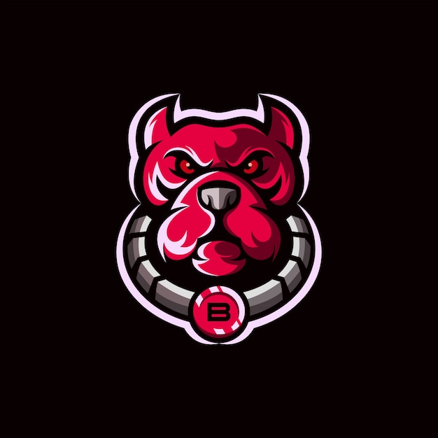 Diseño de logotipo de bulldog