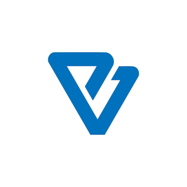 Diseño de logotipo BV creativo