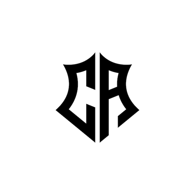 El diseño del logotipo CA monograma letra texto nombre símbolo monocromo logotipo carácter alfabeto logotipo simple