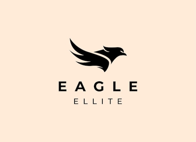 Diseño del logotipo de la cabeza del águila Vector del logotipo del águila