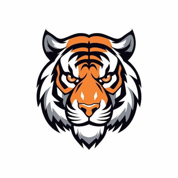 Diseño de logotipo de cabeza de tigre diseño de logotipo de esport