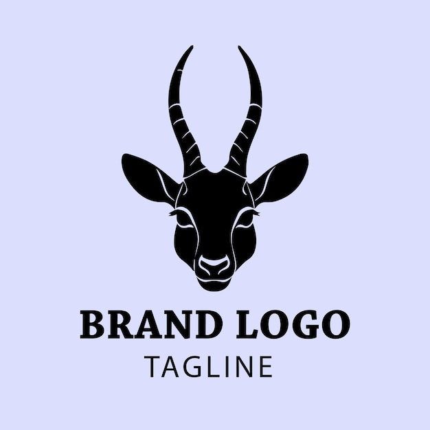 diseño de logotipo de cabeza vectorial para negocios