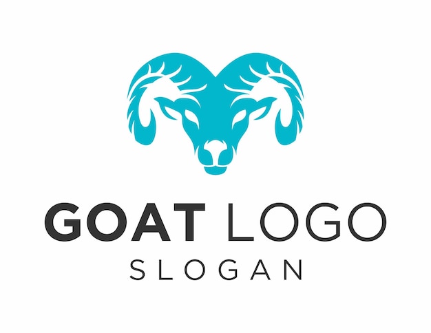 Diseño de logotipo de cabra