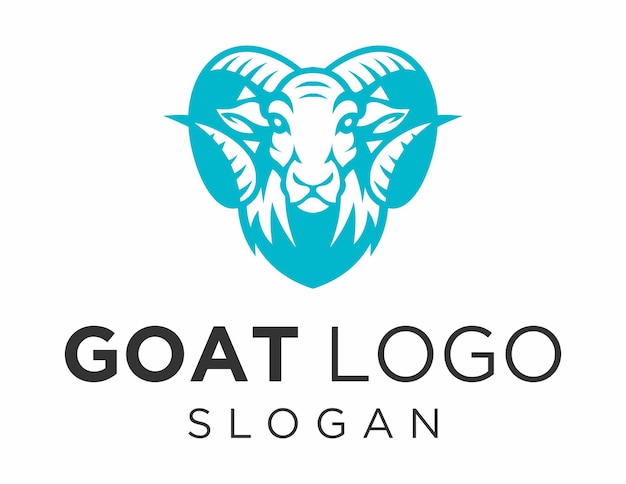 Diseño de logotipo de cabra