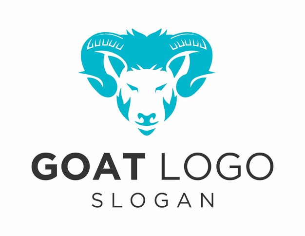 Diseño de logotipo de cabra