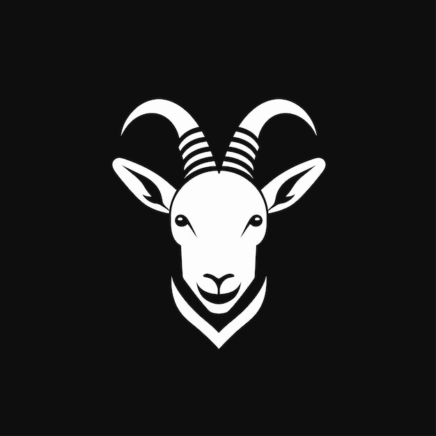 diseño de logotipo de cabra