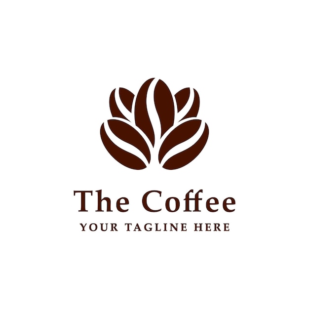 Diseño del logotipo del café Logotipo del negocio del café
