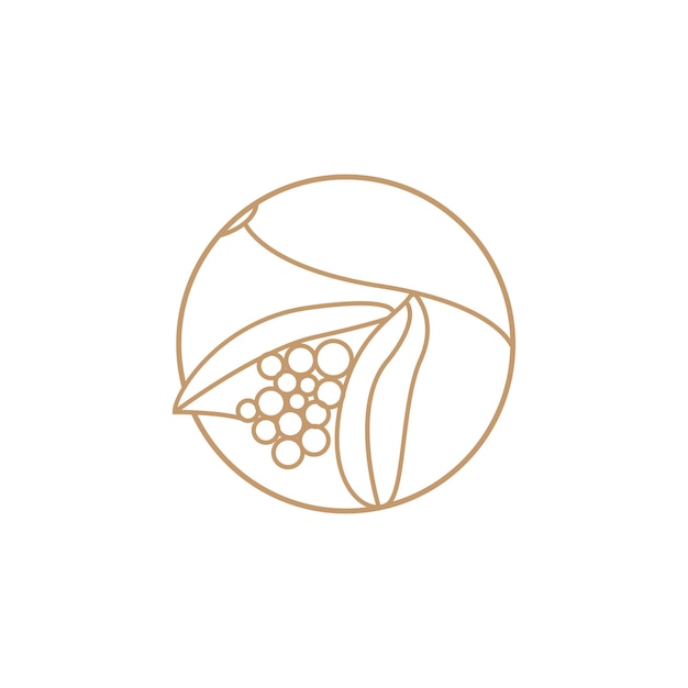 Diseño de logotipo de café Árbol de café Bebida Vector plantilla Ilustración de símbolo