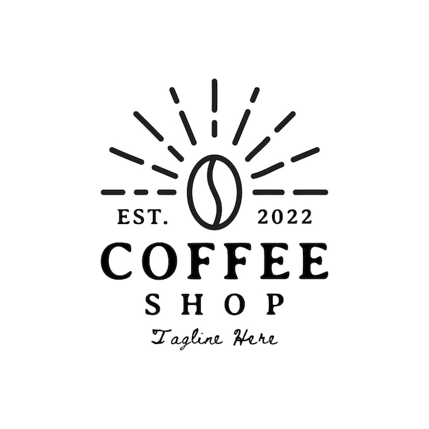 diseño de logotipo de café vintage