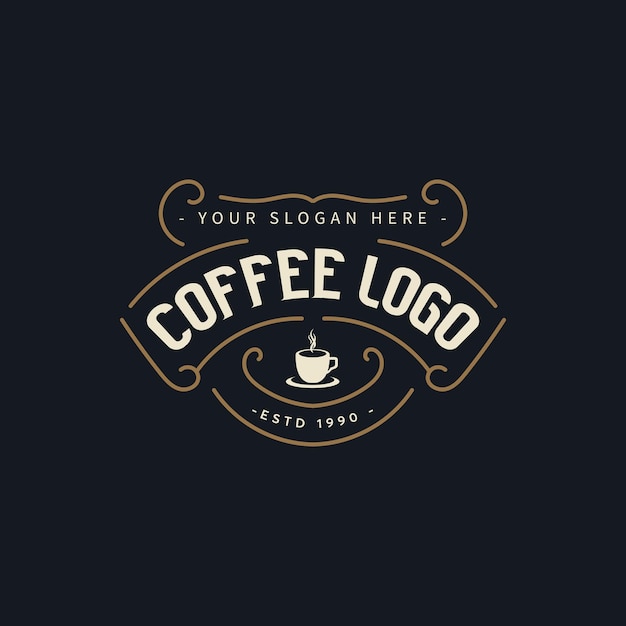 diseño del logotipo del café