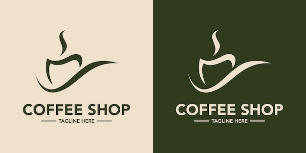 Diseño de logotipo de café.