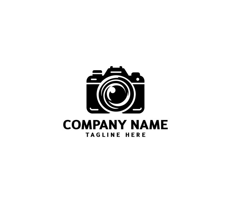 Diseño del logotipo de la cámara vectorial plantilla del logotipo fotográfico logotipo abstracto de la cámara fotografía