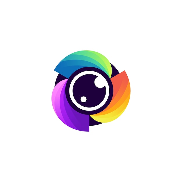 diseño del logotipo de la cámara