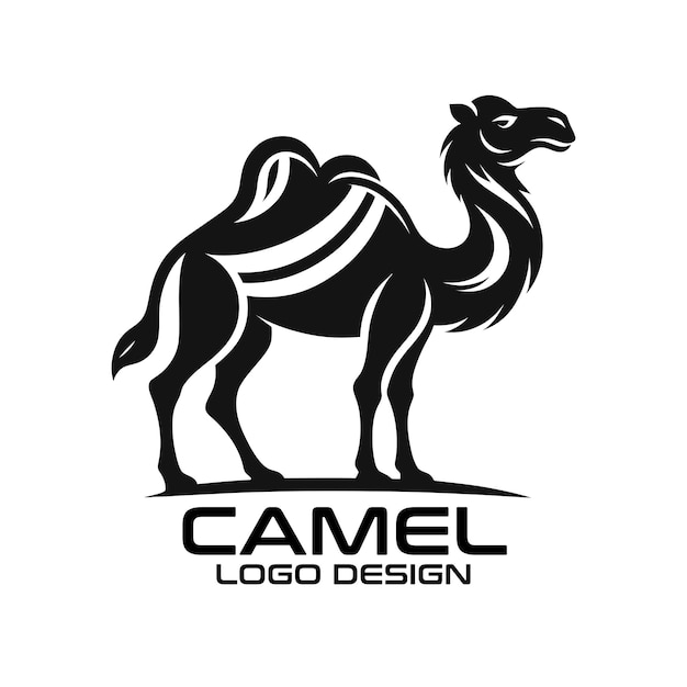 Diseño del logotipo de Camel Vector