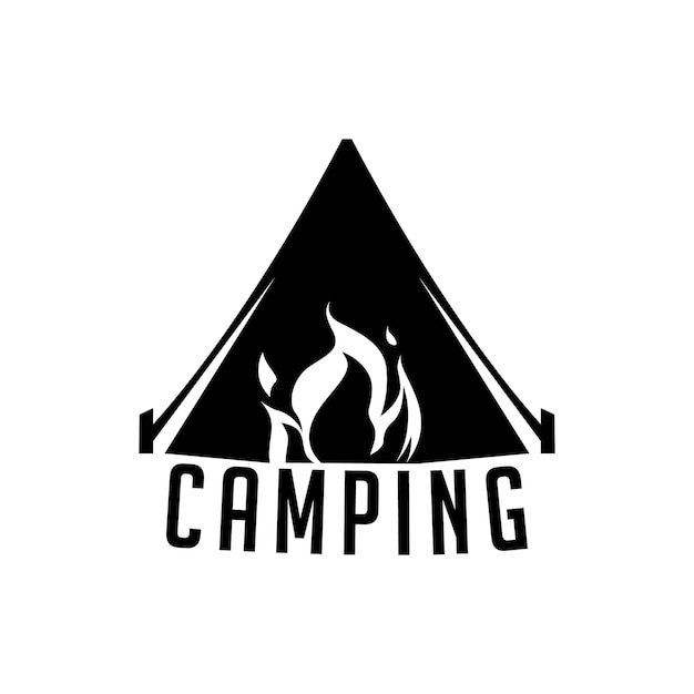 Diseño Del Logotipo Del Camping