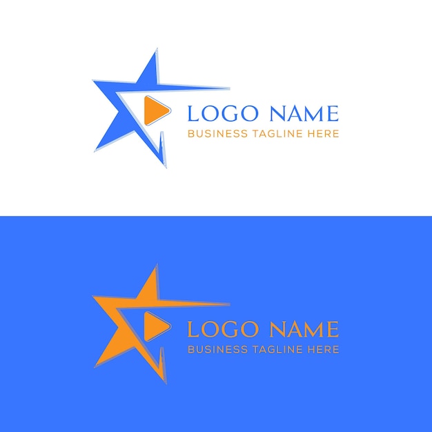 Diseño de logotipo de canal estrella.