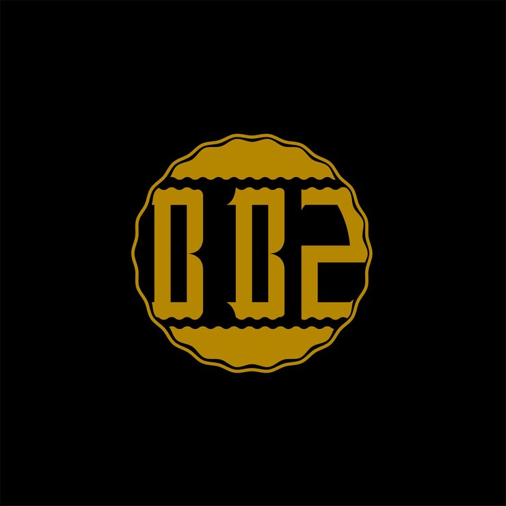 Vector diseño de logotipo de carta 'bbz'