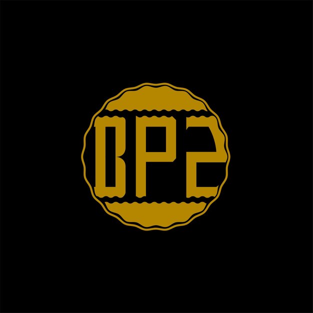 Diseño de logotipo de carta 'BPZ'