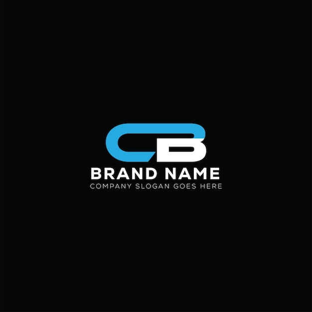 Diseño del logotipo de la carta CB Modelo vectorial del logotipo del monograma de negocios y bienes raíces CB