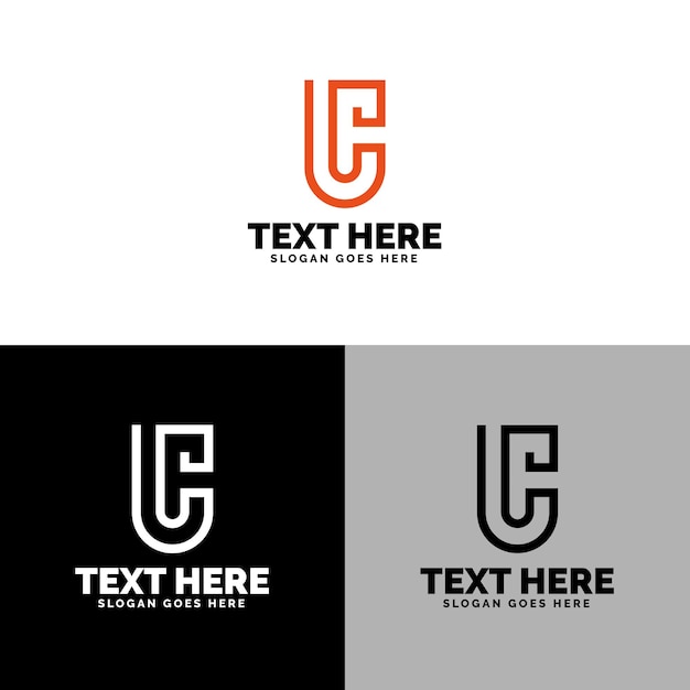 Diseño de logotipo de carta JF
