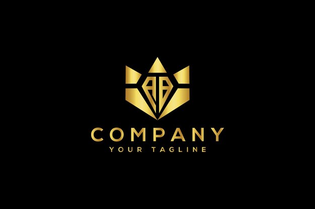 Diseño de logotipo de carta King AB