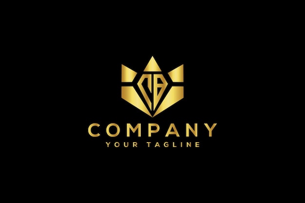 Diseño de logotipo de carta King CB