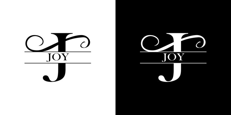 Vector diseño de logotipo de carta de lujo