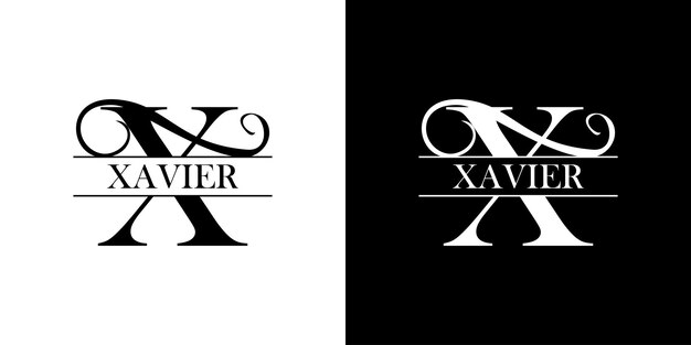 Diseño de logotipo de carta de lujo