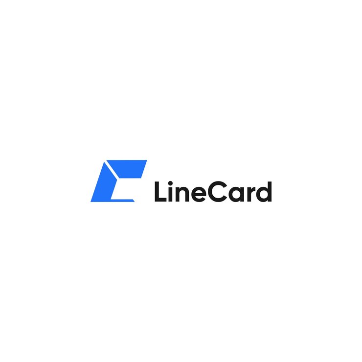 Diseño de logotipo de carta moderna LC