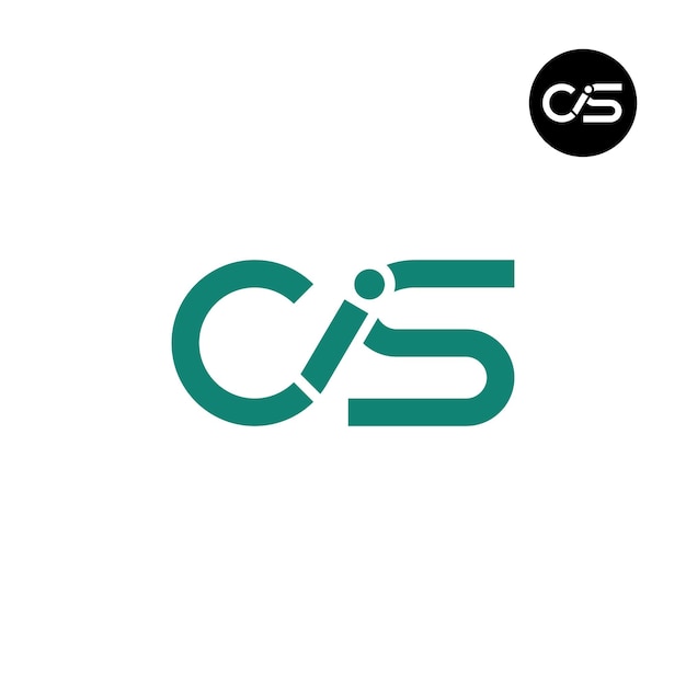 Diseño del logotipo de la carta monograma de la CEI