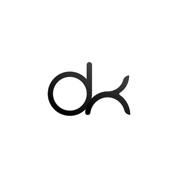 Diseño de logotipo de carta OK