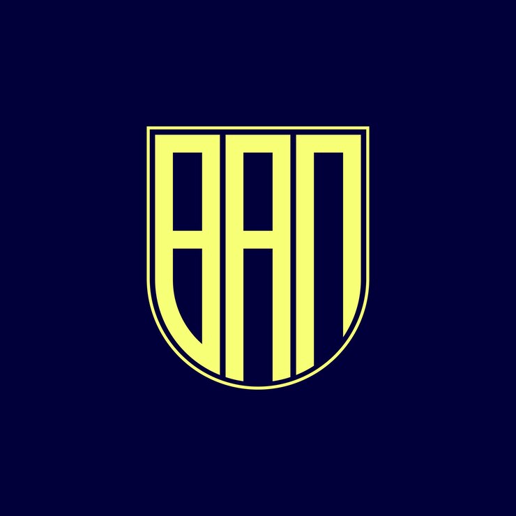 Vector diseño del logotipo de la carta de prohibición