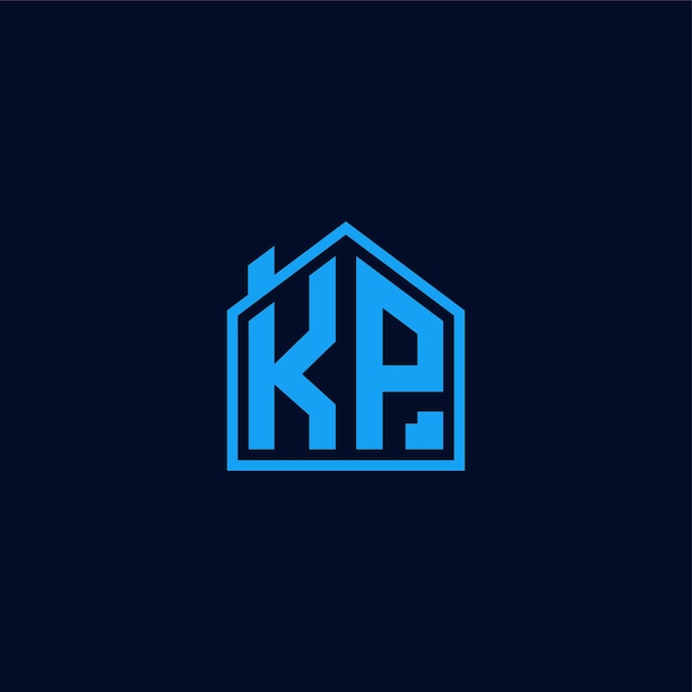 Diseño de logotipo de casa KP