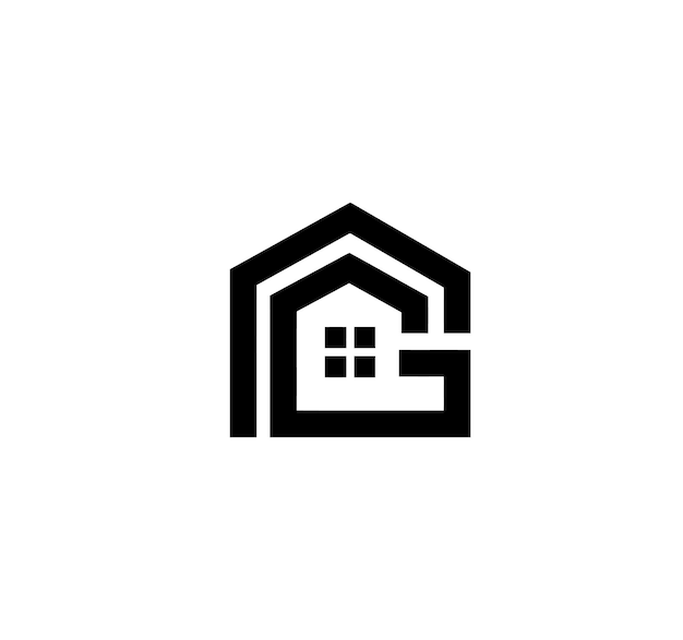 Diseño del logotipo de la casa moderna