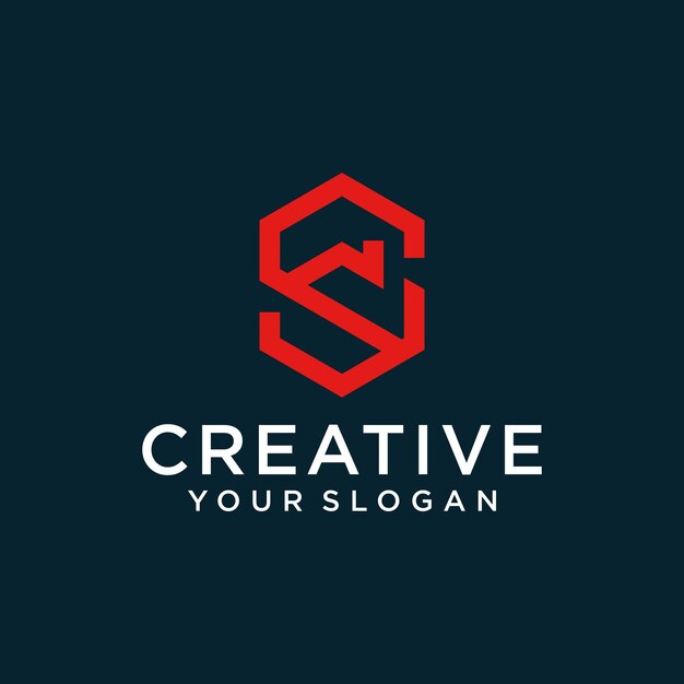diseño del logotipo con casa y monograma