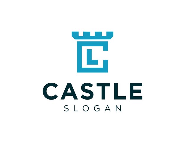 El diseño del logotipo del castillo se creó utilizando la aplicación Corel Draw 2018 con un fondo blanco.