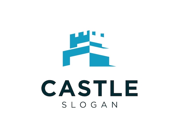 El diseño del logotipo del castillo se creó utilizando la aplicación Corel Draw 2018 con un fondo blanco.
