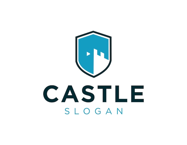 El diseño del logotipo del castillo se creó utilizando la aplicación Corel Draw 2018 con un fondo blanco.