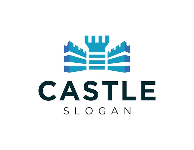 El diseño del logotipo del castillo se creó utilizando la aplicación Corel Draw 2018 con un fondo blanco.