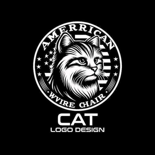 Diseño del logotipo de Cat Vector