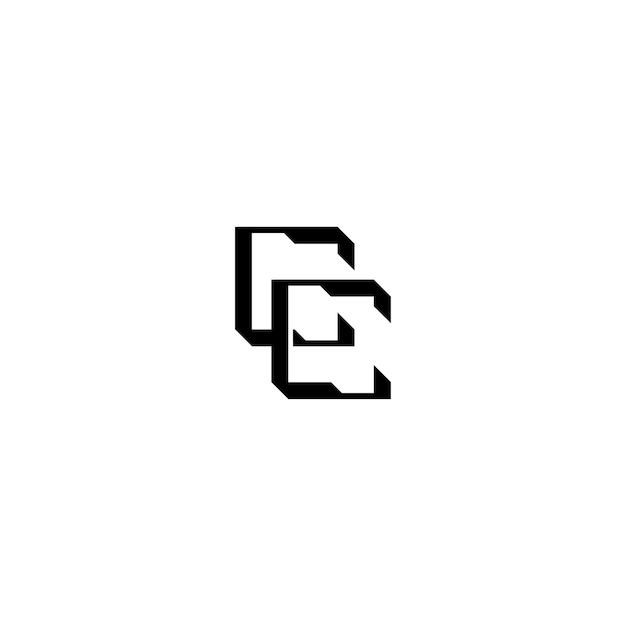El diseño del logotipo CC monograma letra texto nombre símbolo monocromático logotipo alfabeto carácter logotipo simple
