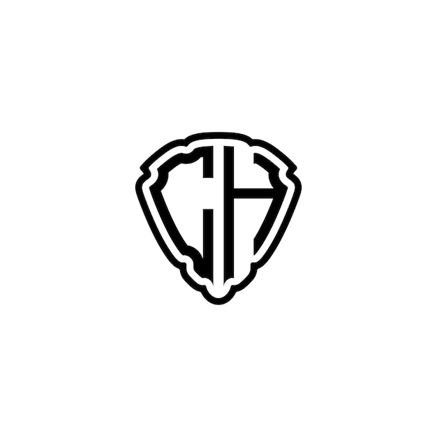 El diseño del logotipo CH monograma letra nombre de texto símbolo monocromático logotipo carácter alfabético logotipo simple